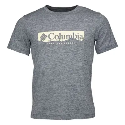 Columbia KWICK HIKE GRAPHIC SS TEE Férfi póló, kék, méret