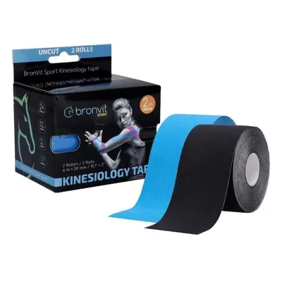 BronVit SPORT KINESIO TAPE SET 5CM X M Kineziológiai tape szett, fekete, méret