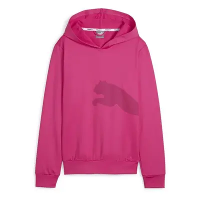 Puma BIG CAT FRENCH TERRY HOODIE Női sportos pulóver, rózsaszín, méret