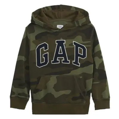 GAP V-FRC FT NEW CAMPUS LOGO HOOD CAMO Fiú pulóver, khaki, méret