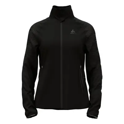 Odlo W ZEROWEIGHT PROWARM REFLECT JACKET Női kabát futáshoz, fekete, méret