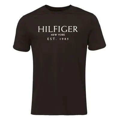 Tommy Hilfiger BIG HILFIGER TEE Férfi póló, fekete, méret