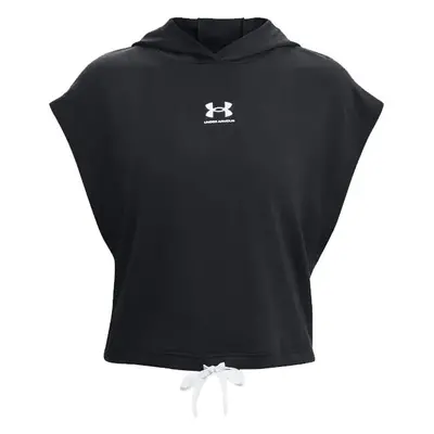 Under Armour UA RIVAL TERRY SS HOODIE Női fitness sportpulóver, fekete, méret