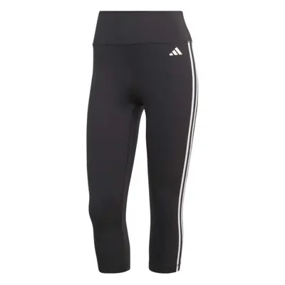 adidas TE 3S TIG Háromnegyedes hosszúságú női leggings, fekete, méret