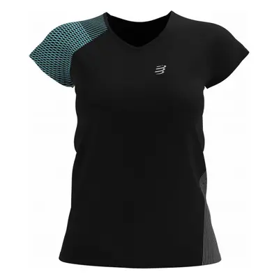 Compressport PERFORMANCE SS TSHIRT W Női póló futáshoz, fekete, méret