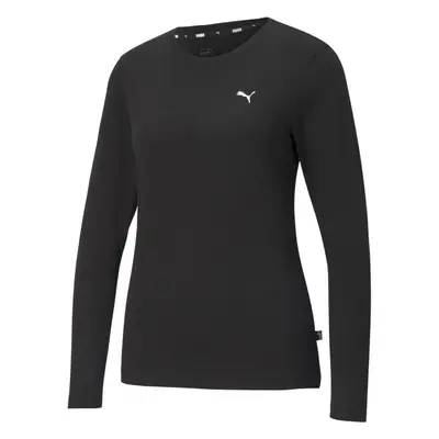 Puma ESSENTIALS LONG SLEEVE TEE Női felső, fekete, méret