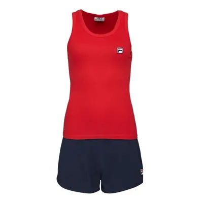 Fila JERSEY RIB TANK FRENCH TERRY SHORT PANT PYJAMAS W Női pizsama, sötétkék, méret