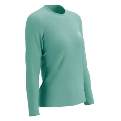 Compressport PERFORMANCE LS TSHIRT W Hosszú ujjú női felső futáshoz, türkiz, méret