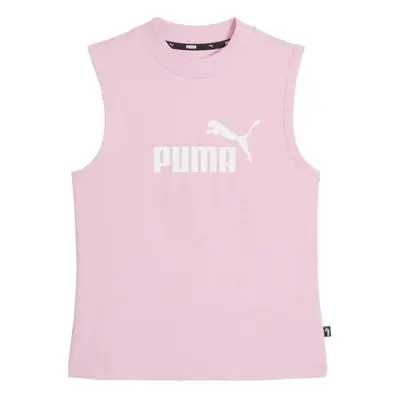 Puma ESSENTIALS+ SLIM LOGO TANK Női top, rózsaszín, méret