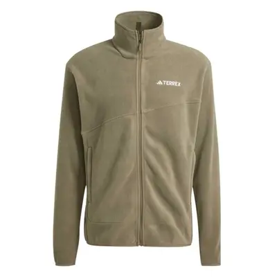 adidas TERREX MULTI FULL-ZIP FLEECE Férfi fleece kabát, khaki, méret