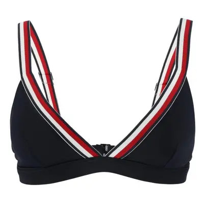 Tommy Hilfiger TH GLOBAL STRIPE-TRIANGLE RP Női bikini felső, sötétkék, méret