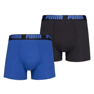 Puma BASIC BOXER 2P Férfi boxeralsó, kék, méret