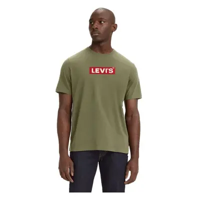 Levi's® SS RELAXED FIT TEE Férfi póló, khaki, méret