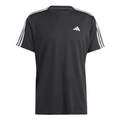 adidas TRAIN ESSENTIALS 3-STRIPES TEE Férfi póló edzéshez, fekete, méret