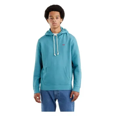 Levi's® NEW ORIGINAL HOODIE CORE Férfi pulóver, türkiz, méret