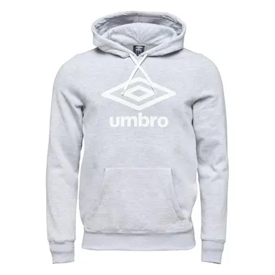 Umbro LARGE LOGO HOODIE ESSENTIALS Férfi pulóver, szürke, méret