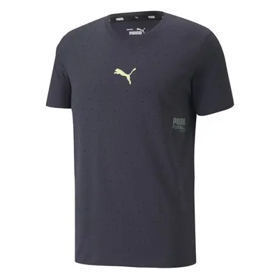 Puma FUßALL STREET TEE Futballpóló, sötétkék, méret