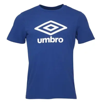 Umbro LARGE LOGO TEE ESSENTIALS Férfi póló, kék, méret