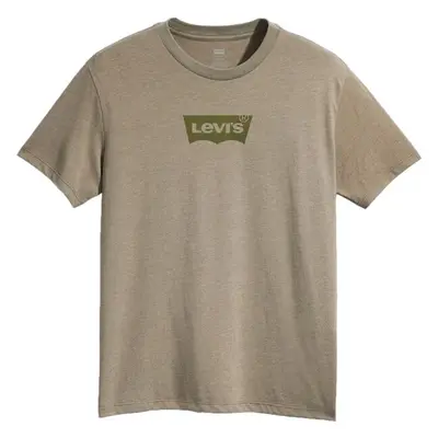 Levi's® GRAPHIC CREWNECK Férfi póló, khaki, méret