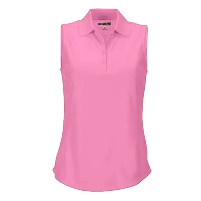 GREGNORMAN PROTEK SLEEVELESS POLO W Női golf galléros póló, rózsaszín, méret