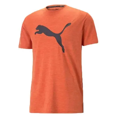 Puma TRAIN FAV HEATHER CAT TEE Férfi póló sportoláshoz, narancssárga, méret