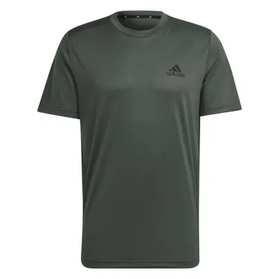 adidas PL T Férfi edzőpóló, khaki, méret