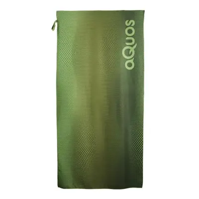 AQUOS TECH TOWEL 75x150 Gyorsan száradó sporttörülköző, zöld, méret