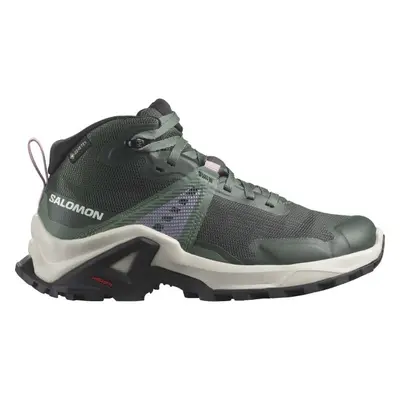 Salomon X RAISE MID GTX J Gyerekcipő, sötétzöld, méret