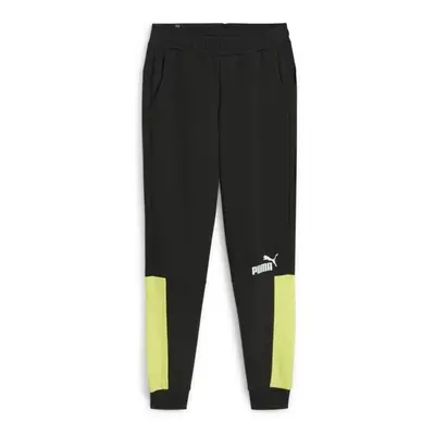 Puma ESSENTIALS+ BLOCK SWEAT PANTS Férfi sportos melegítőnadrág, fekete, méret