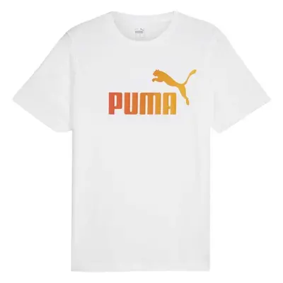 Puma ESSENTIALS + SUMMER SPORTS TEE Férfi póló, fehér, méret