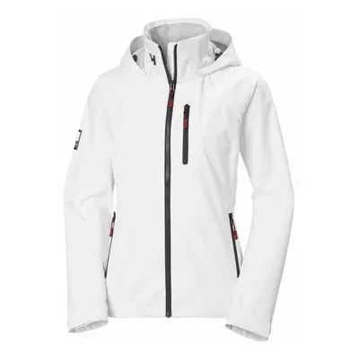 Helly Hansen CREW HOODED JACKET 2.0 W Női vitorlás dzseki, fehér, méret