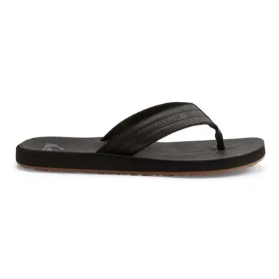 Quiksilver CARVER NUBUCK Férfi flip-flop papucs, fekete, méret