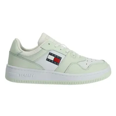 Tommy Hilfiger TOMMY JEANS RETRO BASKET WMN Női szabadidőcipő, világoszöld, méret