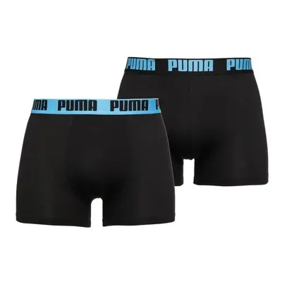 Puma BASIC BOXER 2P Férfi boxeralsó, fekete, méret