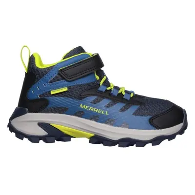 Merrell MOAB SPEED MID A/C WTRPF Gyerek outdoor cipő, sötétkék, méret