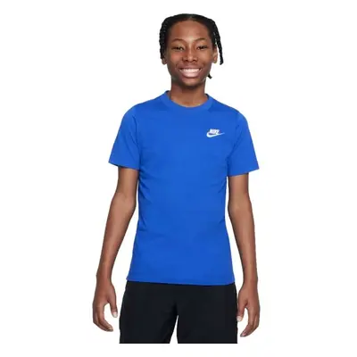 Nike NSW TEE EMB FUTURA B Fiú póló, kék, méret