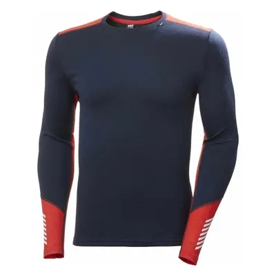 Helly Hansen LIFA MERINO MIDWEIGHT CREW Férfi funkcionális aláöltözet, sötétkék, méret