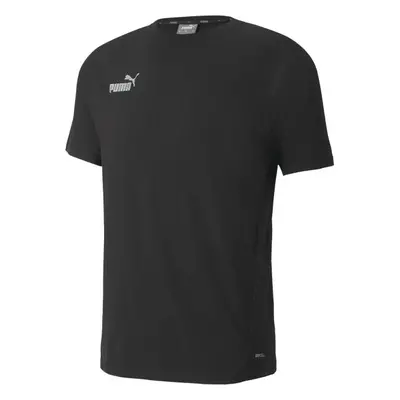 Puma TEAMFINAL CASUALS TEE Futballpóló, fekete, méret