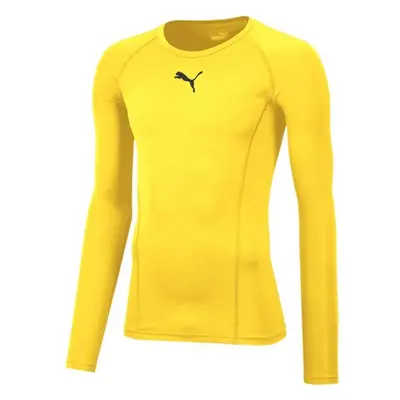 Puma LIGA BASELAYER TEE LS Férfi funkcionális póló, sárga, méret