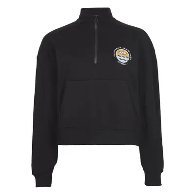 O'Neill COVE 1/2 ZIP SWEAT Női pulóver, fekete, méret