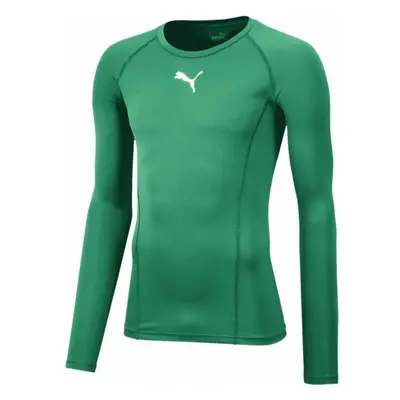 Puma LIGA BASELAYER TEE LS Férfi funkcionális póló, zöld, méret