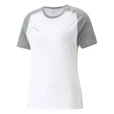 Puma TEAMCUP CASUALS TEE Futballpóló, fehér, méret