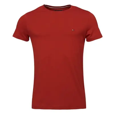 Tommy Hilfiger STRETCH SLIM FIT Férfi póló, piros, méret