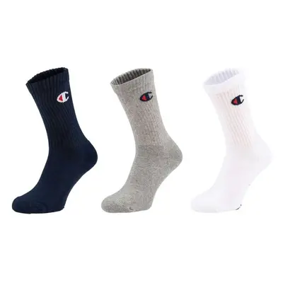 Champion 3PK CREW SOCKS Uniszex zokni, fehér, méret