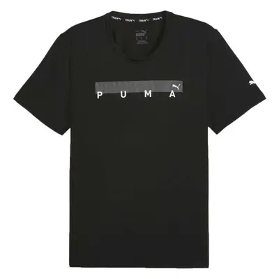 Puma ENERGY CLOUDSPUN GRAPHIC TEE Férfi póló sportoláshoz, fekete, méret