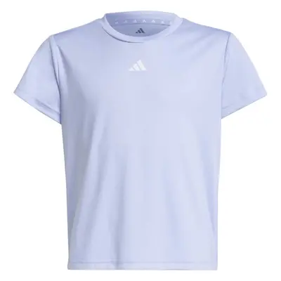 adidas TR-ES LOGO T Fiú póló, lila, méret