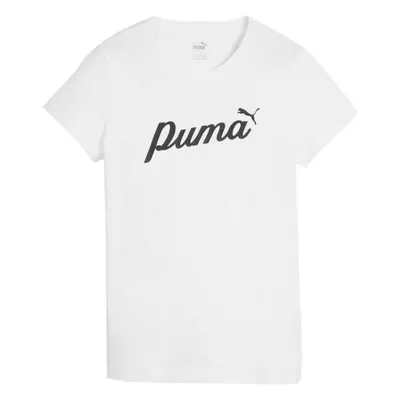 Puma ESSENTIALS + BLOSSOM SCRIP TEE Női felső, fehér, méret