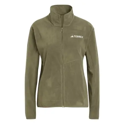 adidas TERREX MULTI FULL-ZIP FLEECE Női fleece kabát, khaki, méret