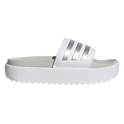 adidas ADILETTE PLATFORM Női papucs, fehér, méret