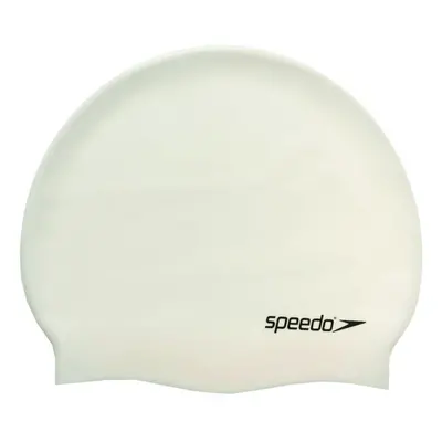 Speedo PLAIN FLAT CAP Úszósapka, fehér, méret